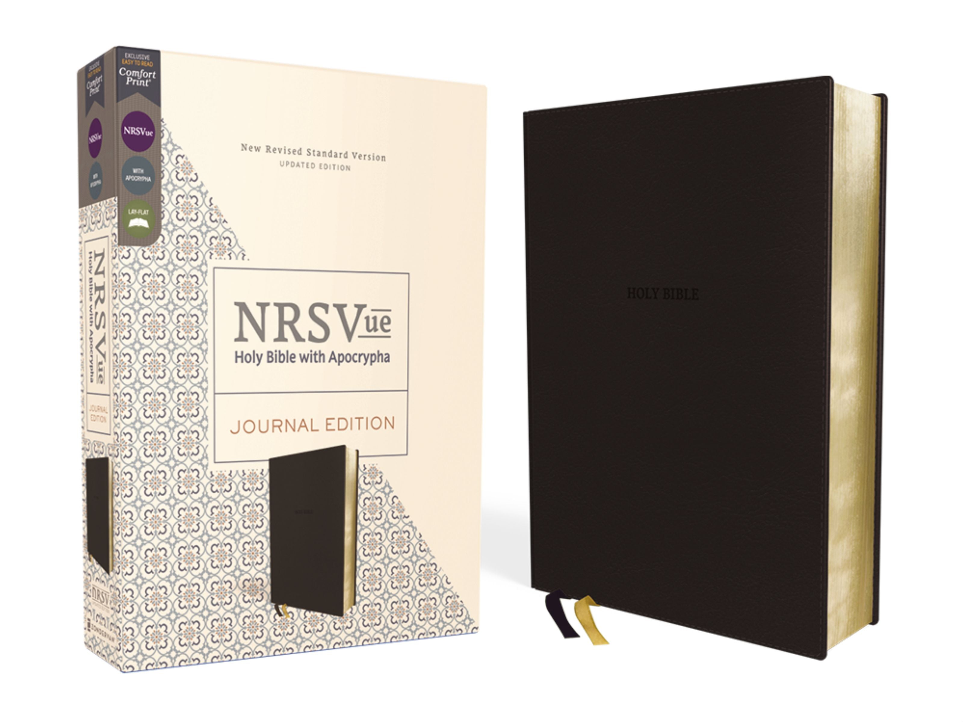 Nrsvue Holy Bible With Apocrypha Journal Edition Black
