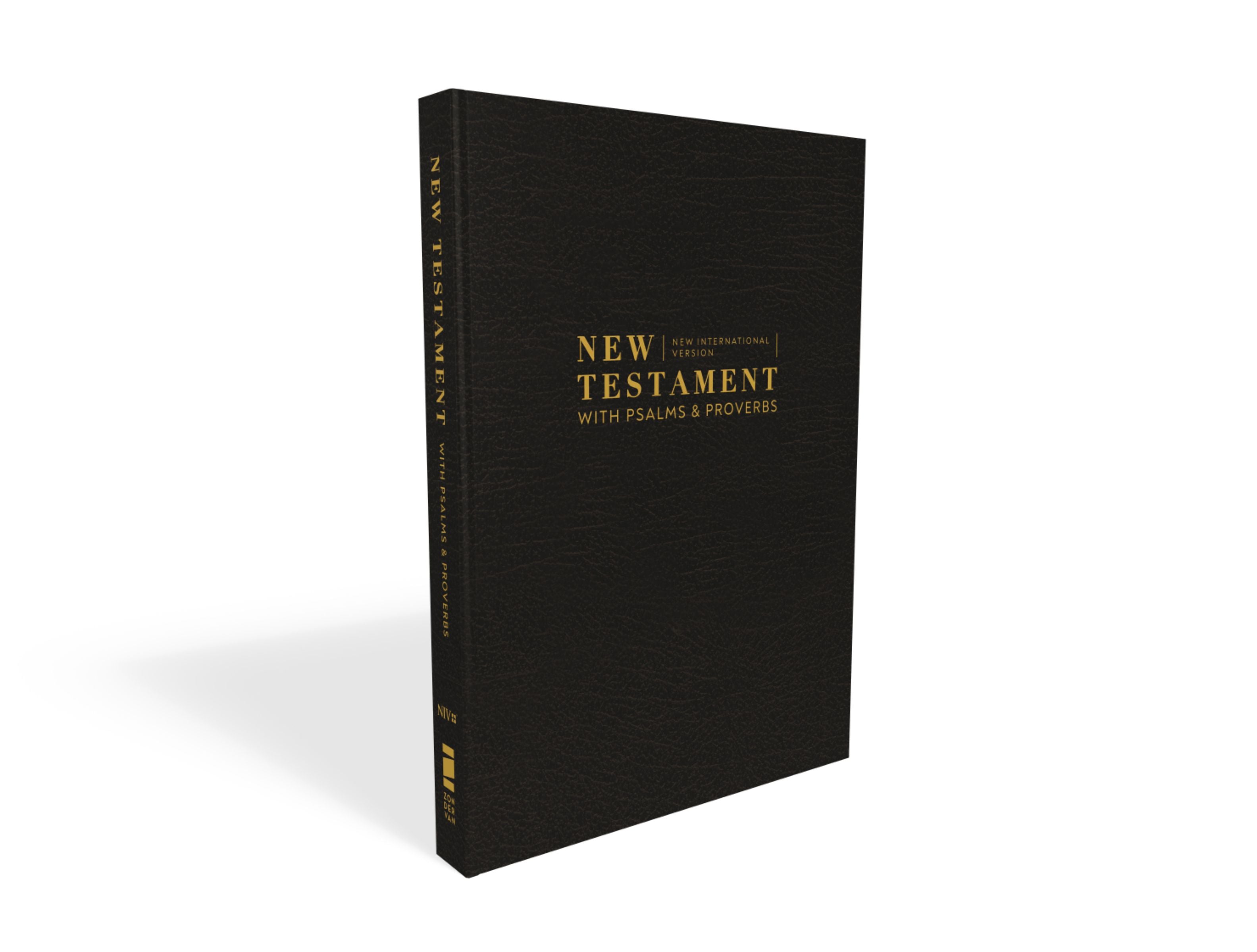 NIV New Testament With Psalms and Proverbs Pocket-Sized Black