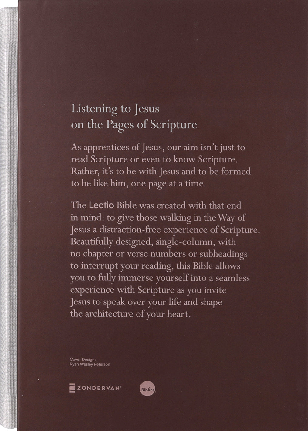 NIV Lectio Bible: A simple, ancient way to read the library of Scripture (Black Letter Edition)