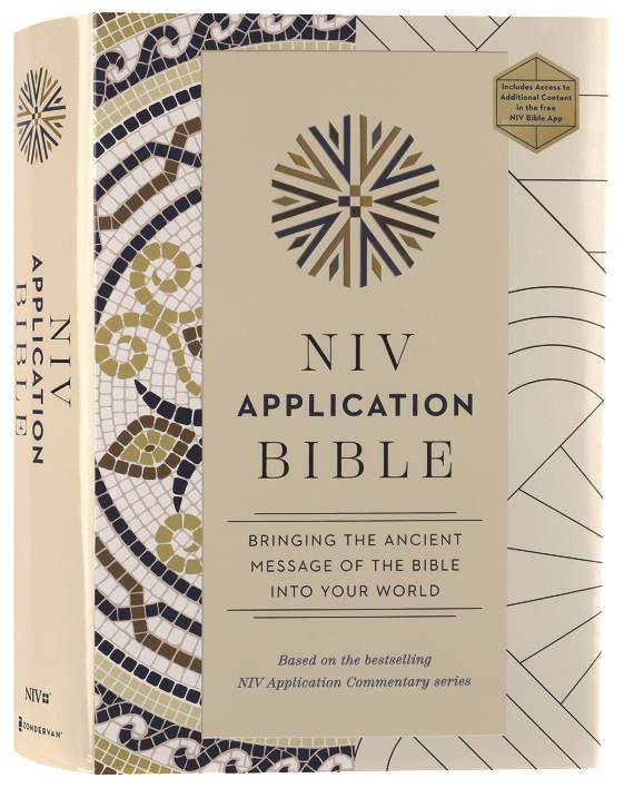 NIV Application Bible, (Red Letter Edition)