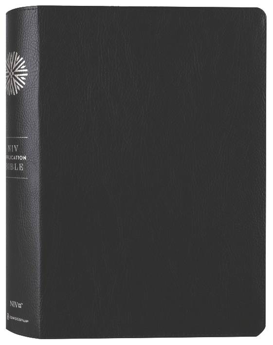 NIV Application Bible, Black (Red Letter Edition)