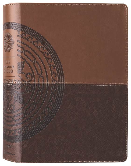 NIV Application Bible, Brown (Red Letter Edition)
