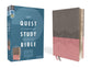 NIV Quest Study Bible, Gray/Pink