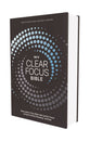NIRV Clear Focus Bible, Charcoal/Blue