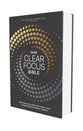 NASB Clear Focus Bible, Charcoal/Gold
