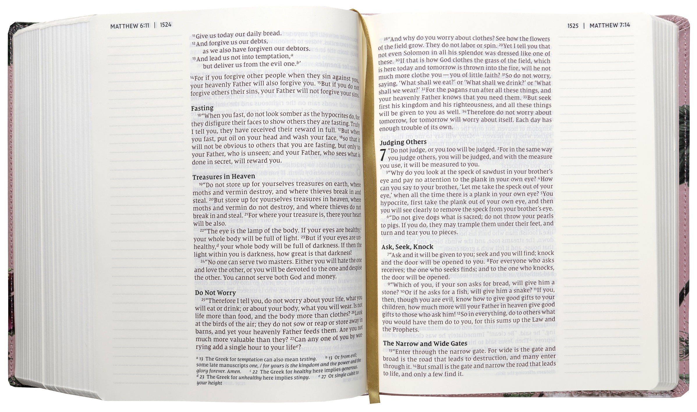 NIV, Artisan Collection Bible, Large Print, Blush Floral (Red Letter Edition)