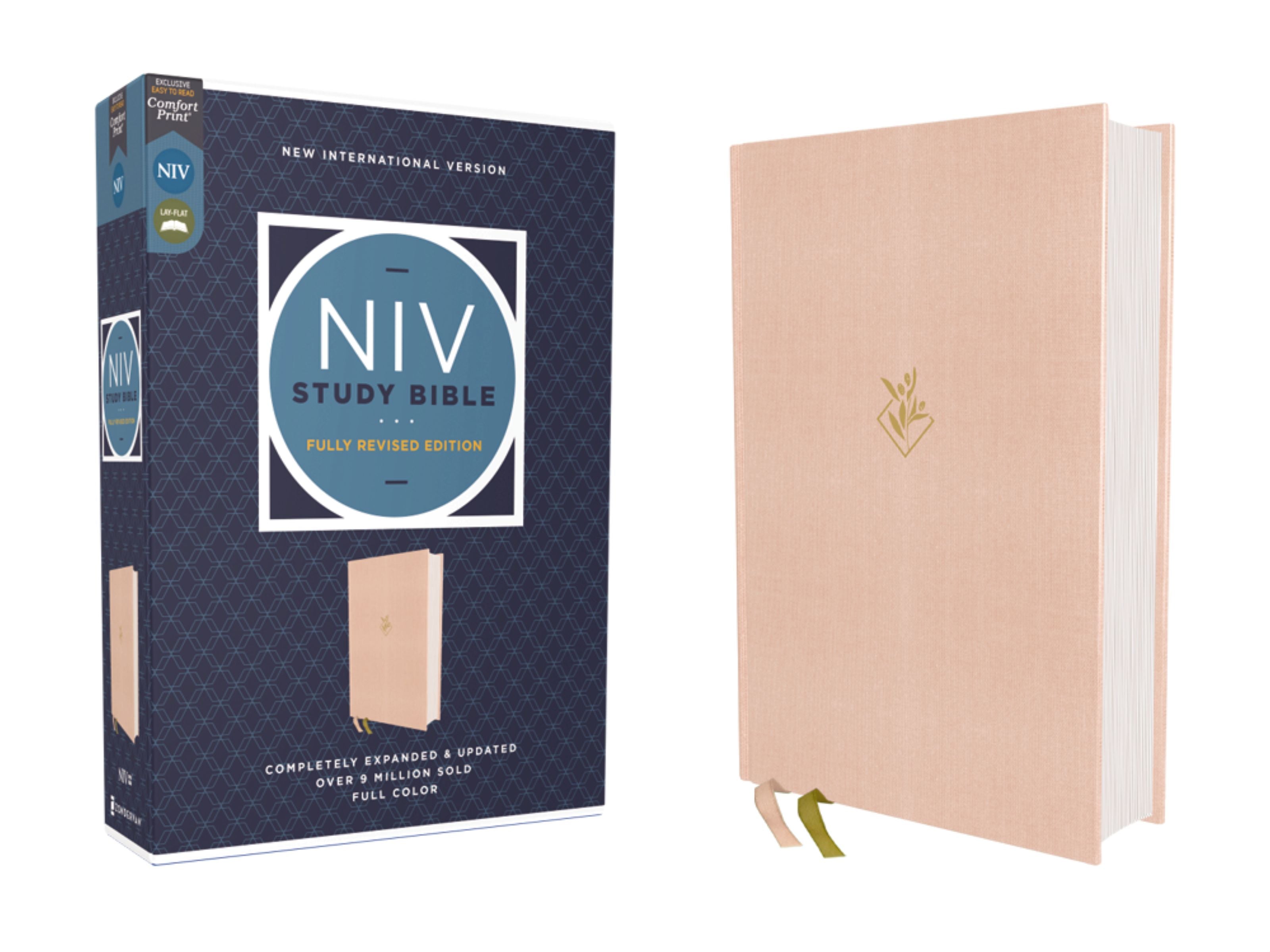 NIV Study Bible, Fully Revised Edition (Study Deeply. Believe Wholeheartedly), Pink (Red Letter Edition)