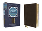 NIV Study Bible Fully Revised Edition (Study Deeply. Believe Wholeheartedly), Genuine Leather, Calfskin, Brown ( Red Letter Edition)