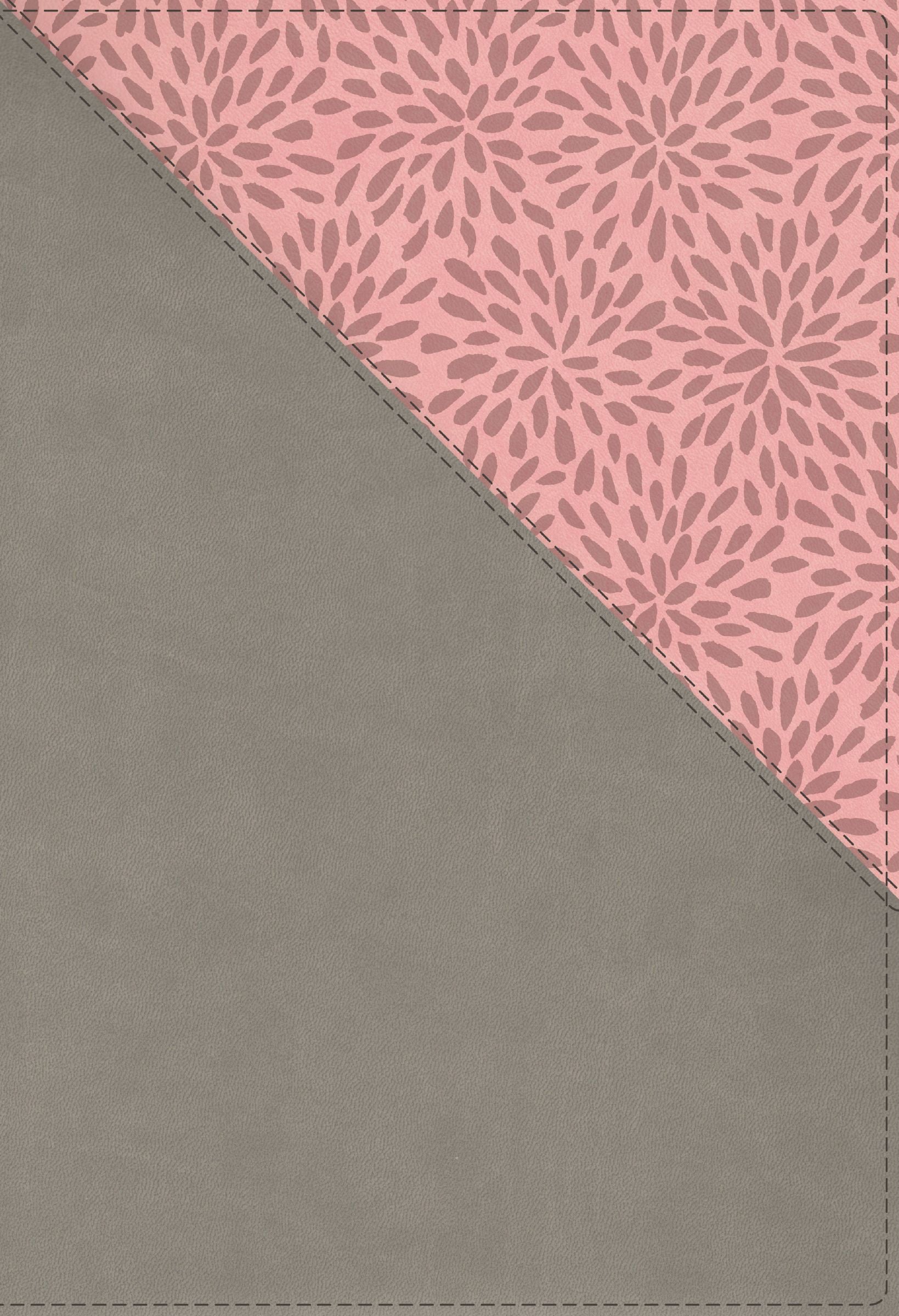 NIV Quest Study Bible Large Print, Gray/Pink, Thumb Indexed