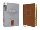NASB Personal Size Bible, Large Print, 1995 Text, Brown, Thumb Indexed (Red Letter Edition)