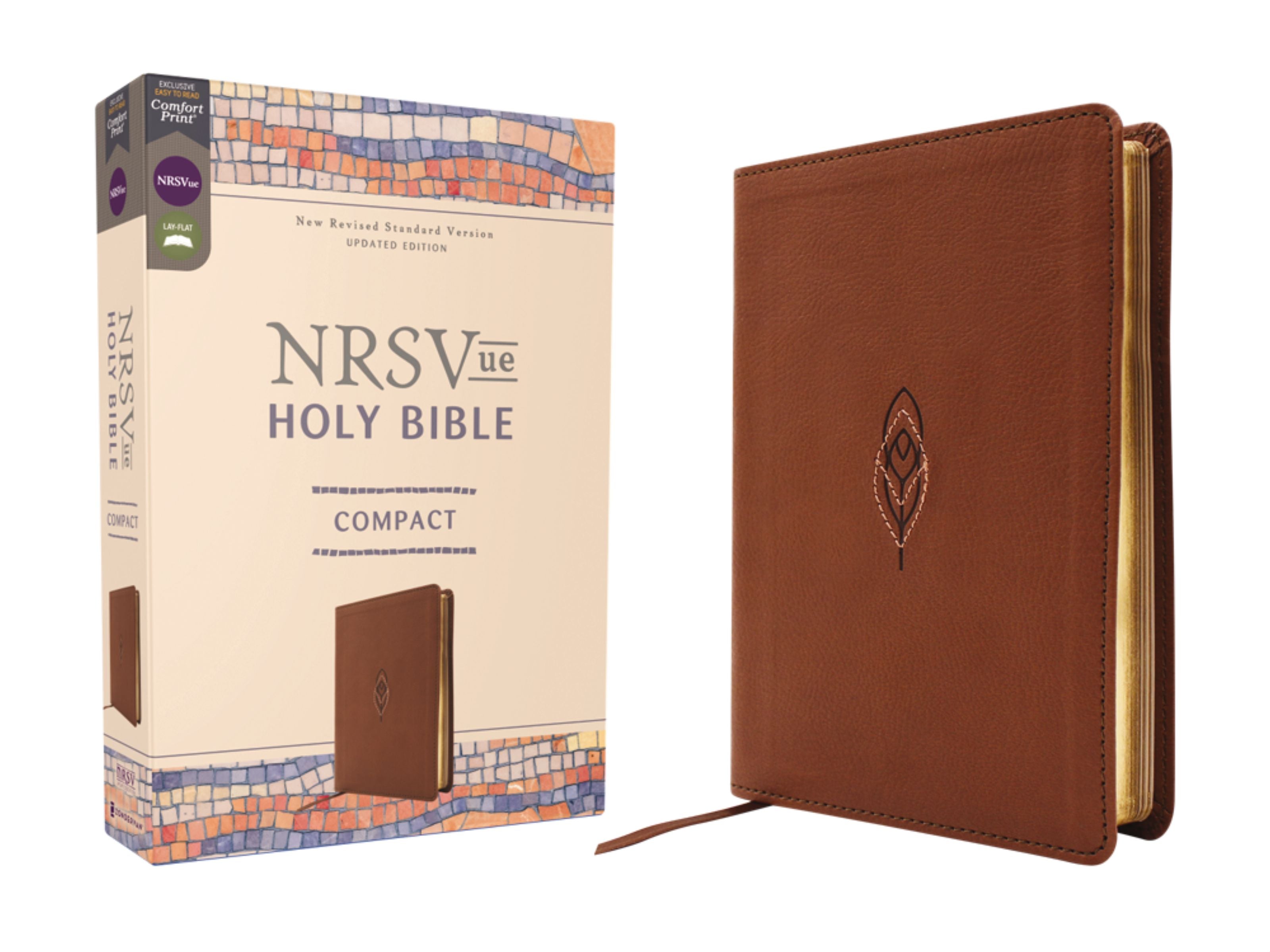 NRSVue, Holy Bible, Compact, Brown