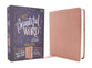 NIV Beautiful Word Bible, With Peel/Stick Bible Tabs, Pink (Red Letter Edition)
