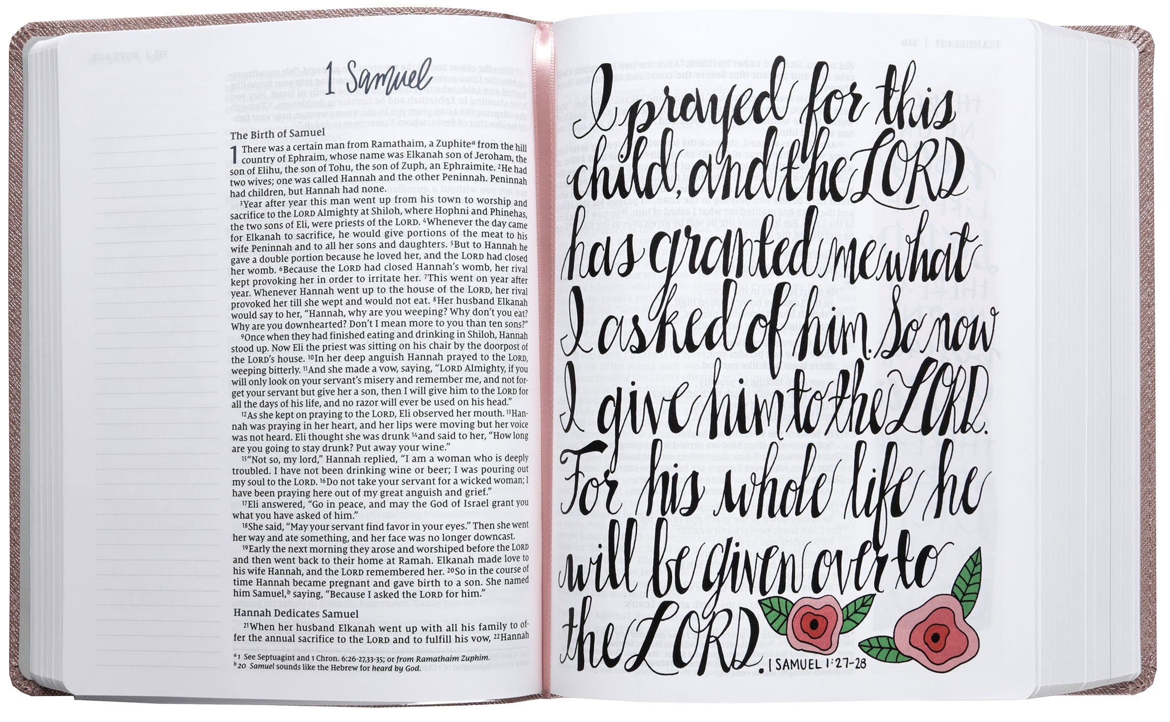NIV Beautiful Word Bible, With Peel/Stick Bible Tabs, Pink (Red Letter Edition)