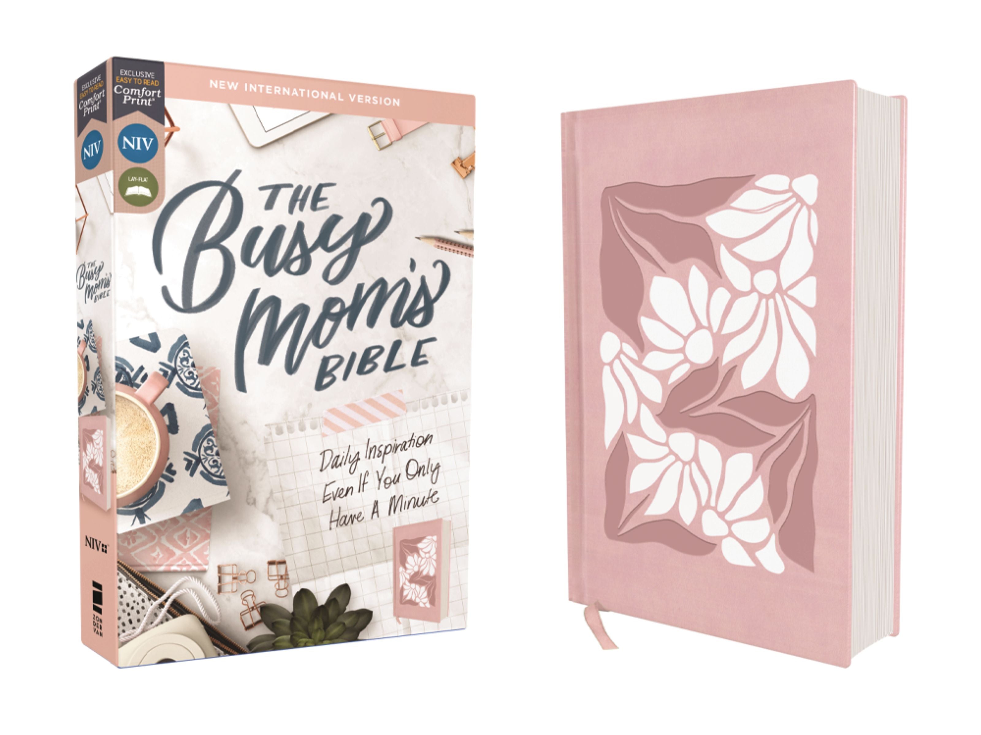 NIV The Busy Mom's Bible, Pink, (Red Letter Edition)