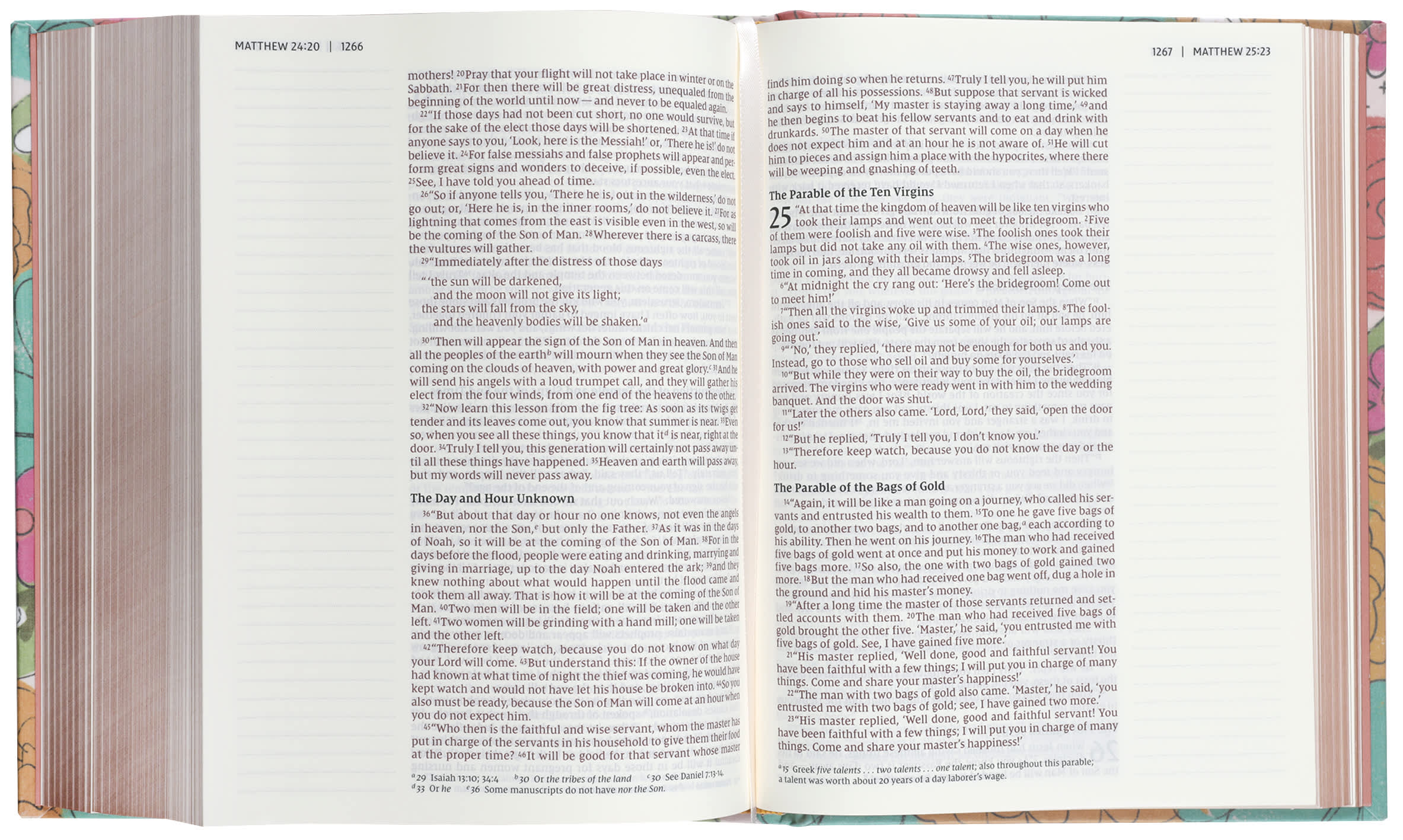 NIV Artisan Collection Bible Floral (Red Letter Edition)