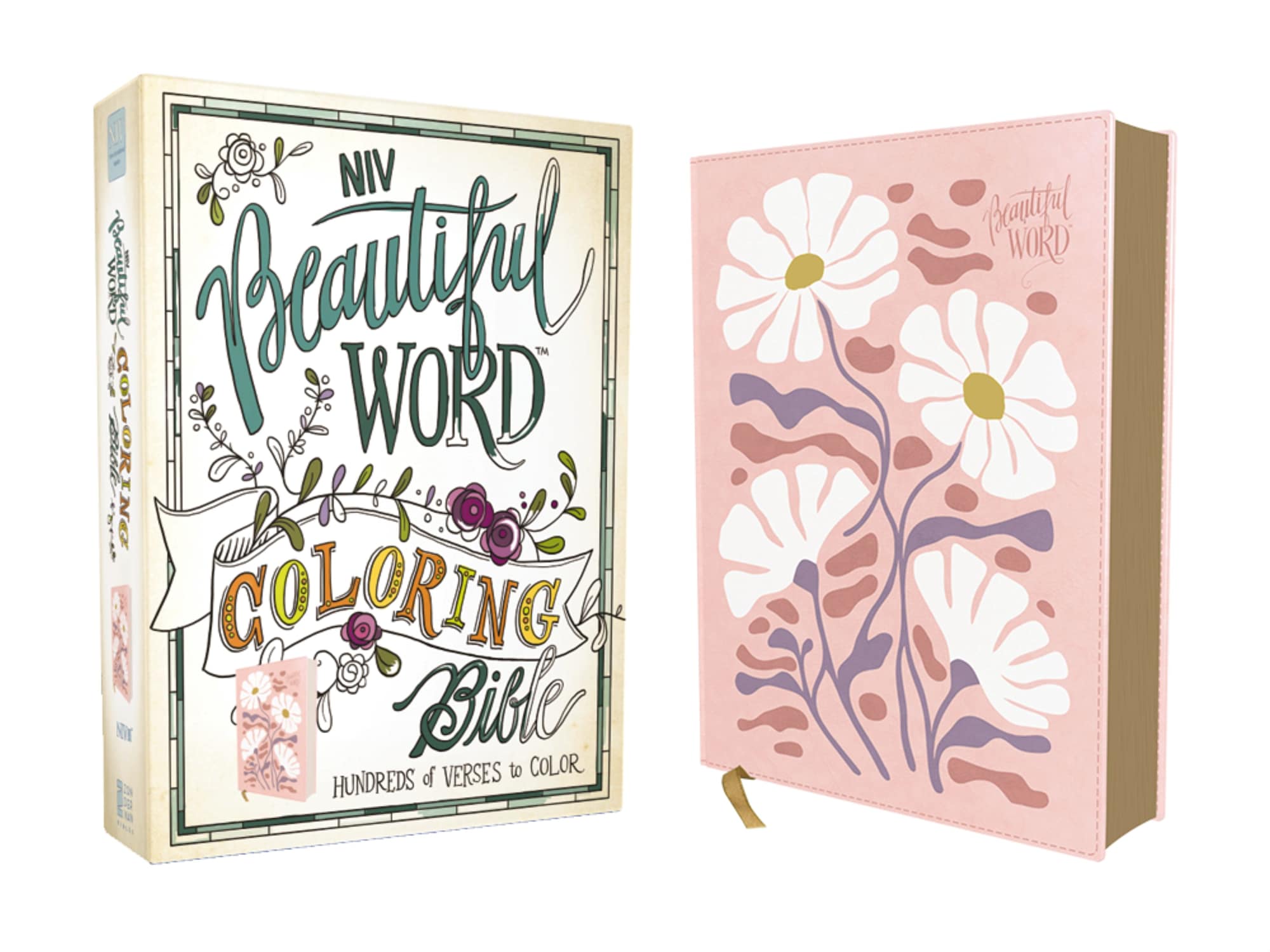 NIV Beautiful Word Coloring Bible, Pink (Black Letter Edition)