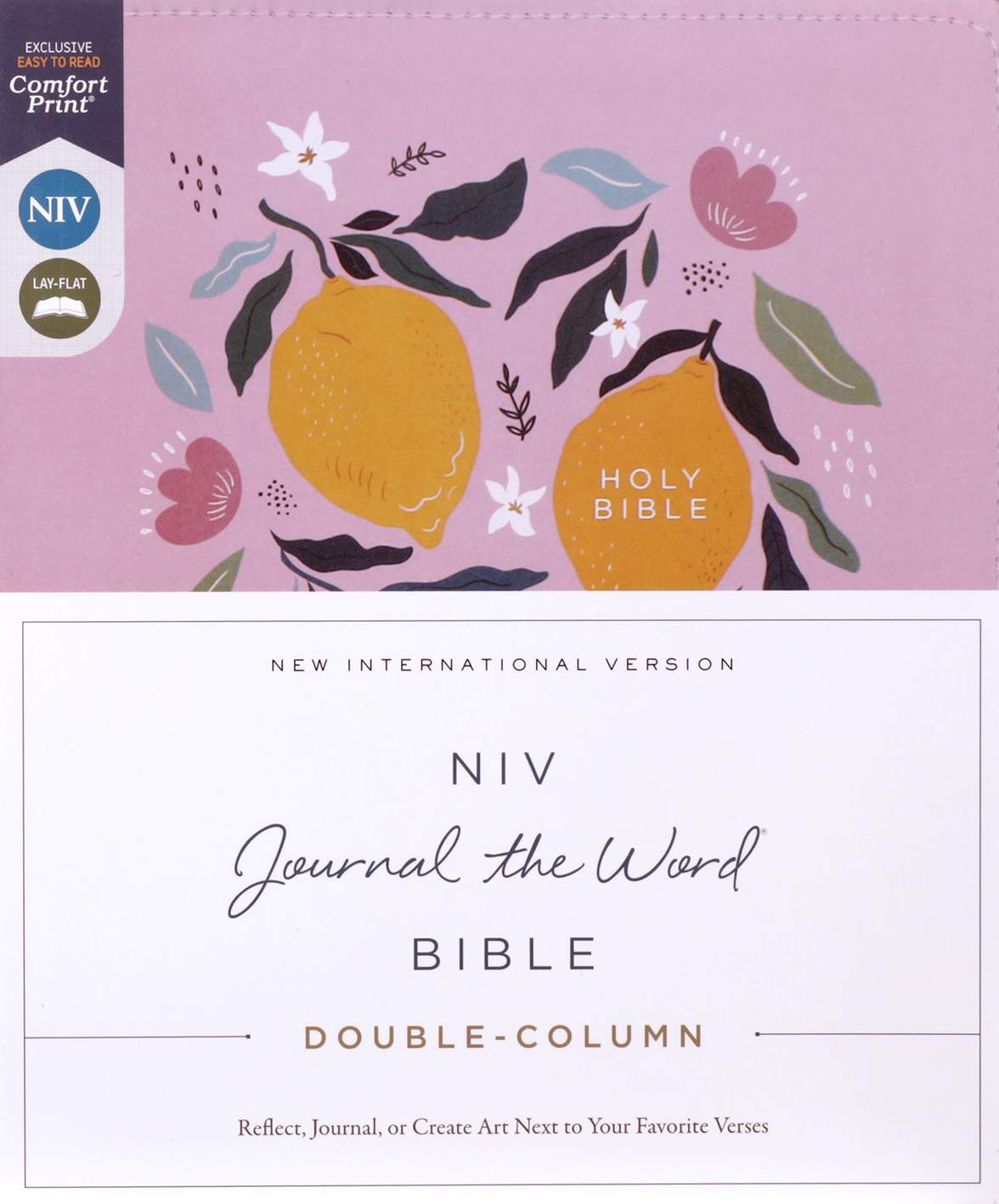 NIV Journal the Word Bible, Pink (Red Letter Edition)