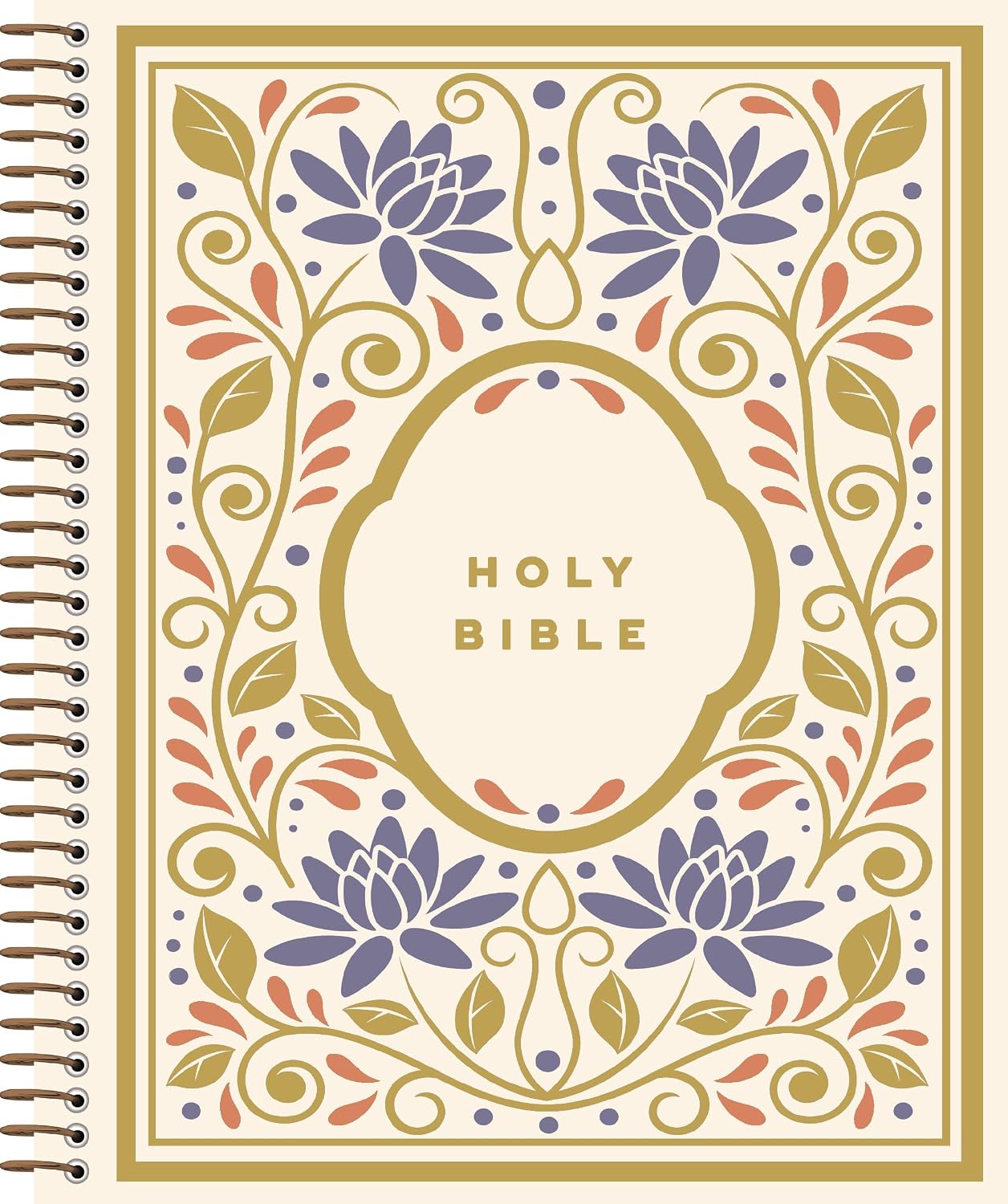 NIV Journal the Word Bible Multi-Floral (Spiral Hardcover, Red Letter Edition)