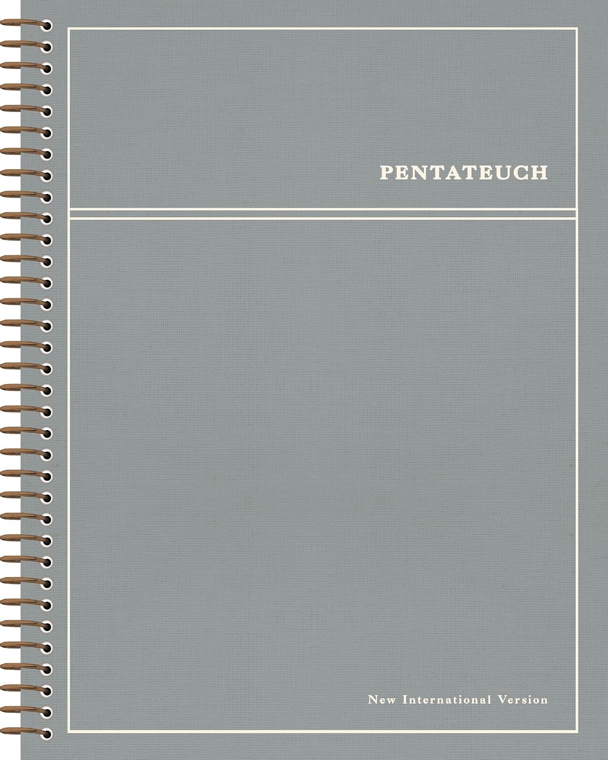 NIV Journal the Word Bible: Pentateuch, Blue (Spiral Bound Cloth Hardcover)