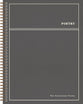NIV Journal the Word Bible: Poetry, Gray (Spiral Bound Cloth Hardcover)