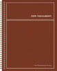 NIV Journal the Word Bible: New Testament, Red (Spiral Bound Cloth Hardcover, Red Letter Edition)
