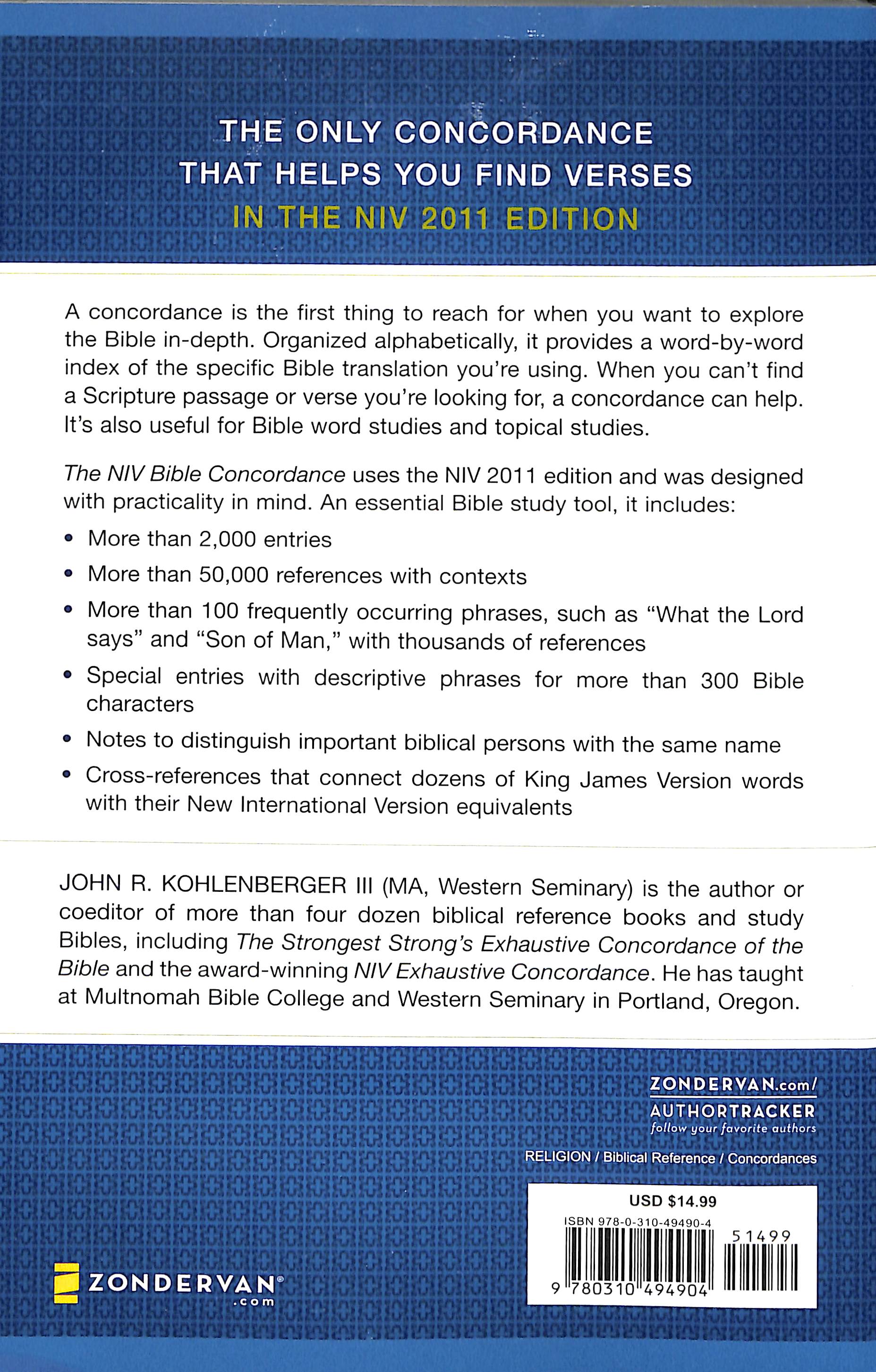 NIV Bible Concordance (2011)