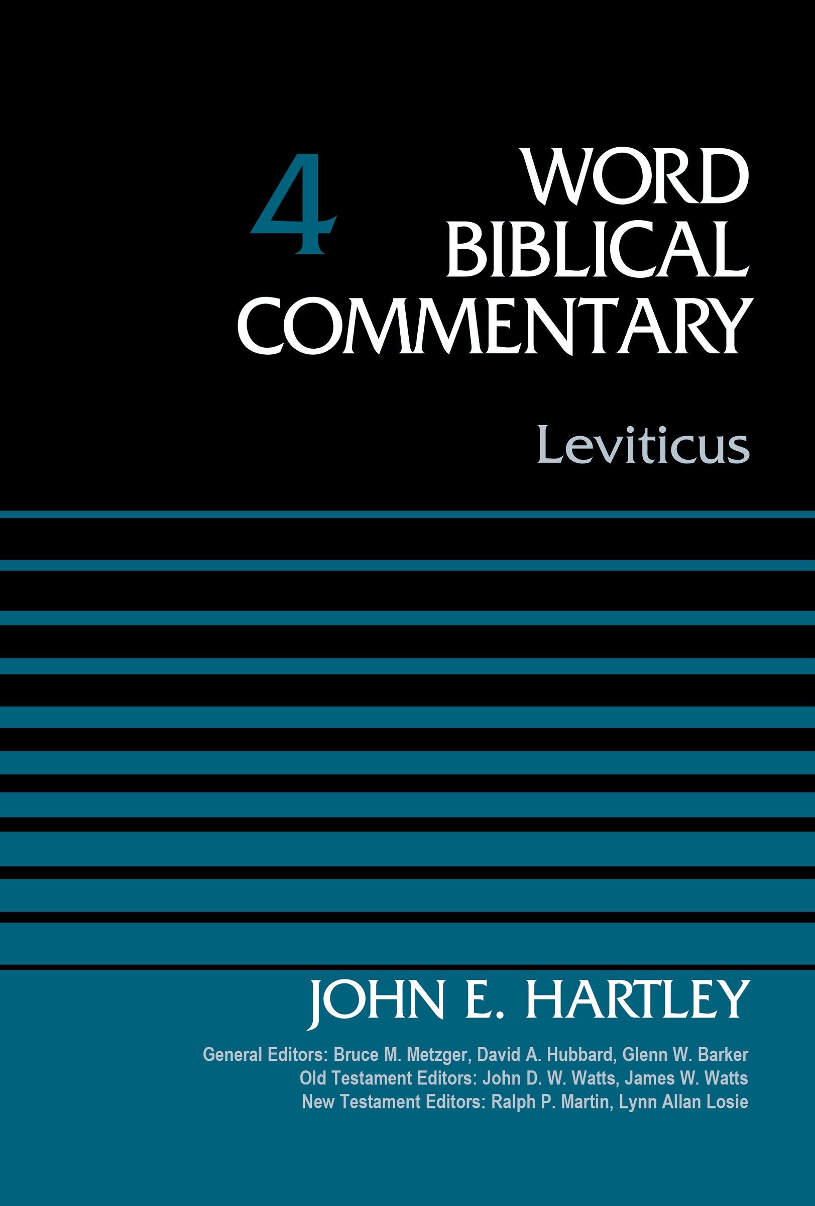Leviticus (Word Biblical Commentary Series)