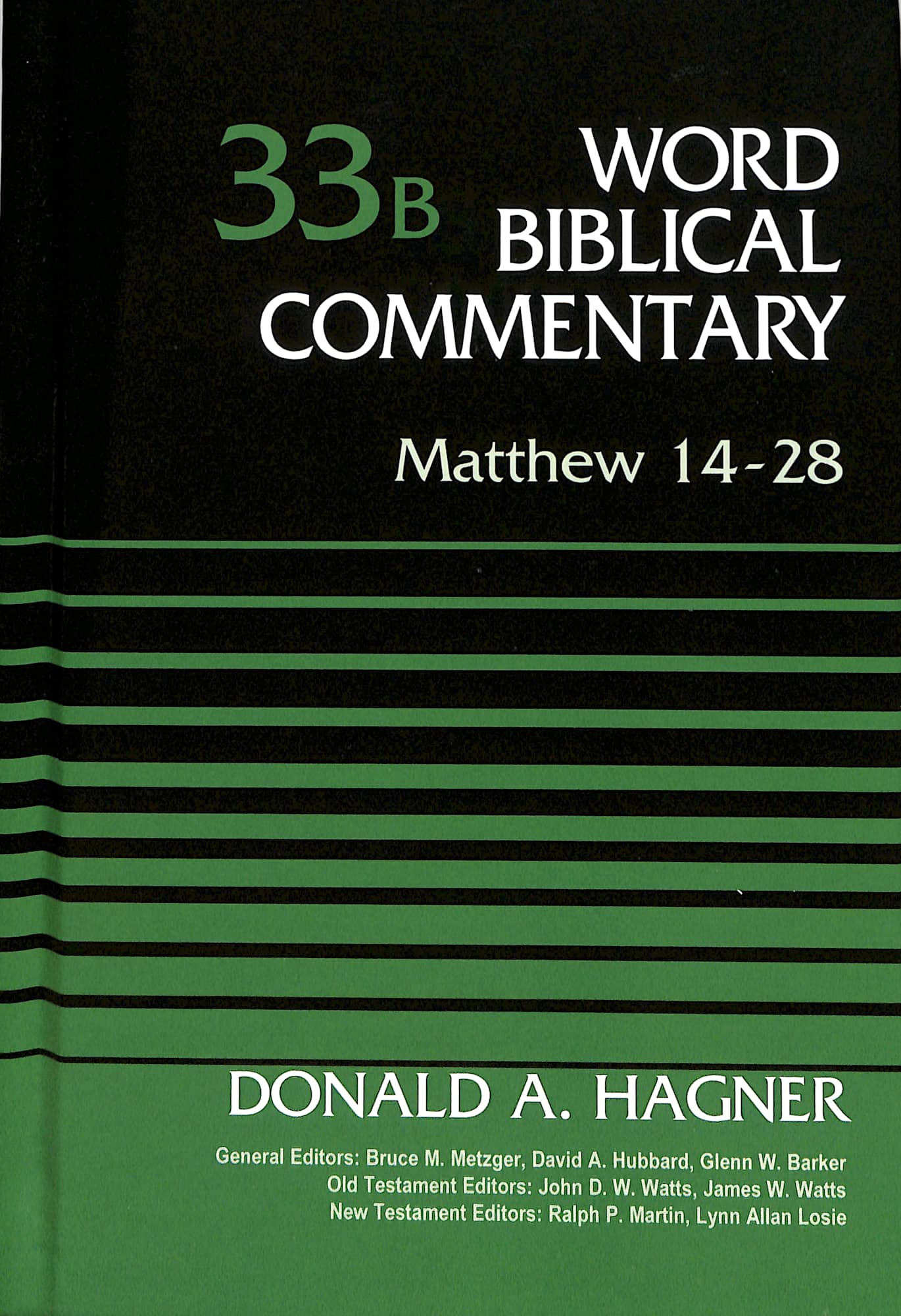 Matthew 14-28 (Word Biblical Commentary Series)
