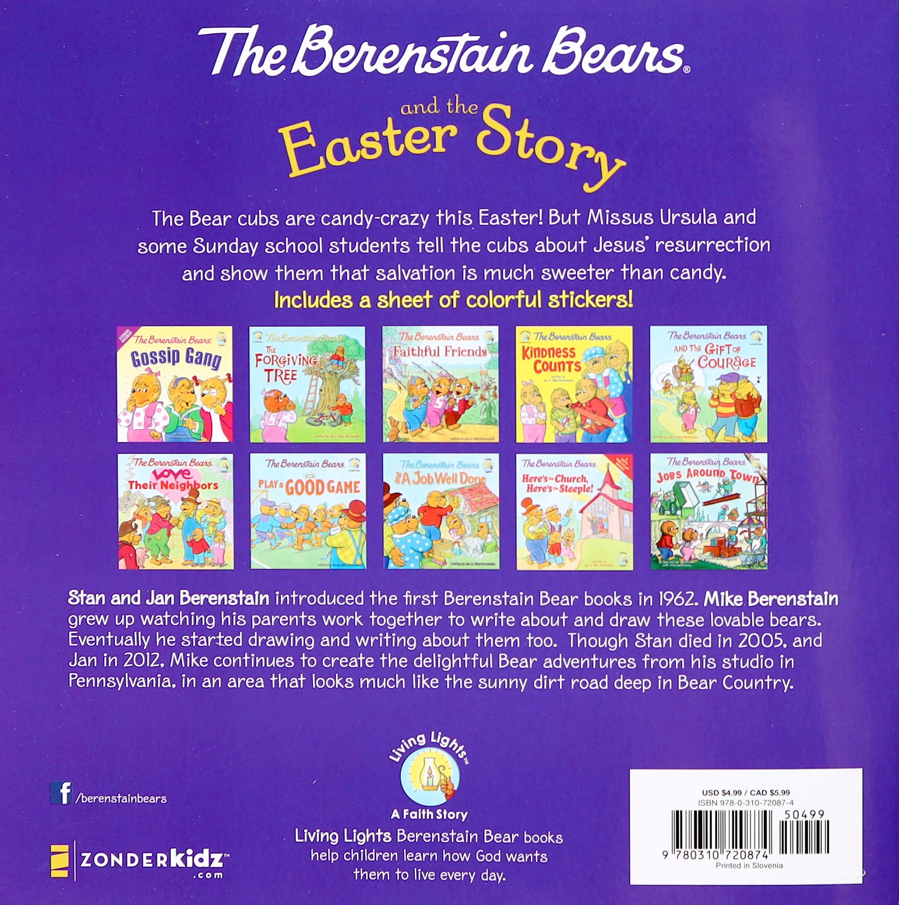 Easter Story (Stickers Included) (The Berenstain Bears Series)