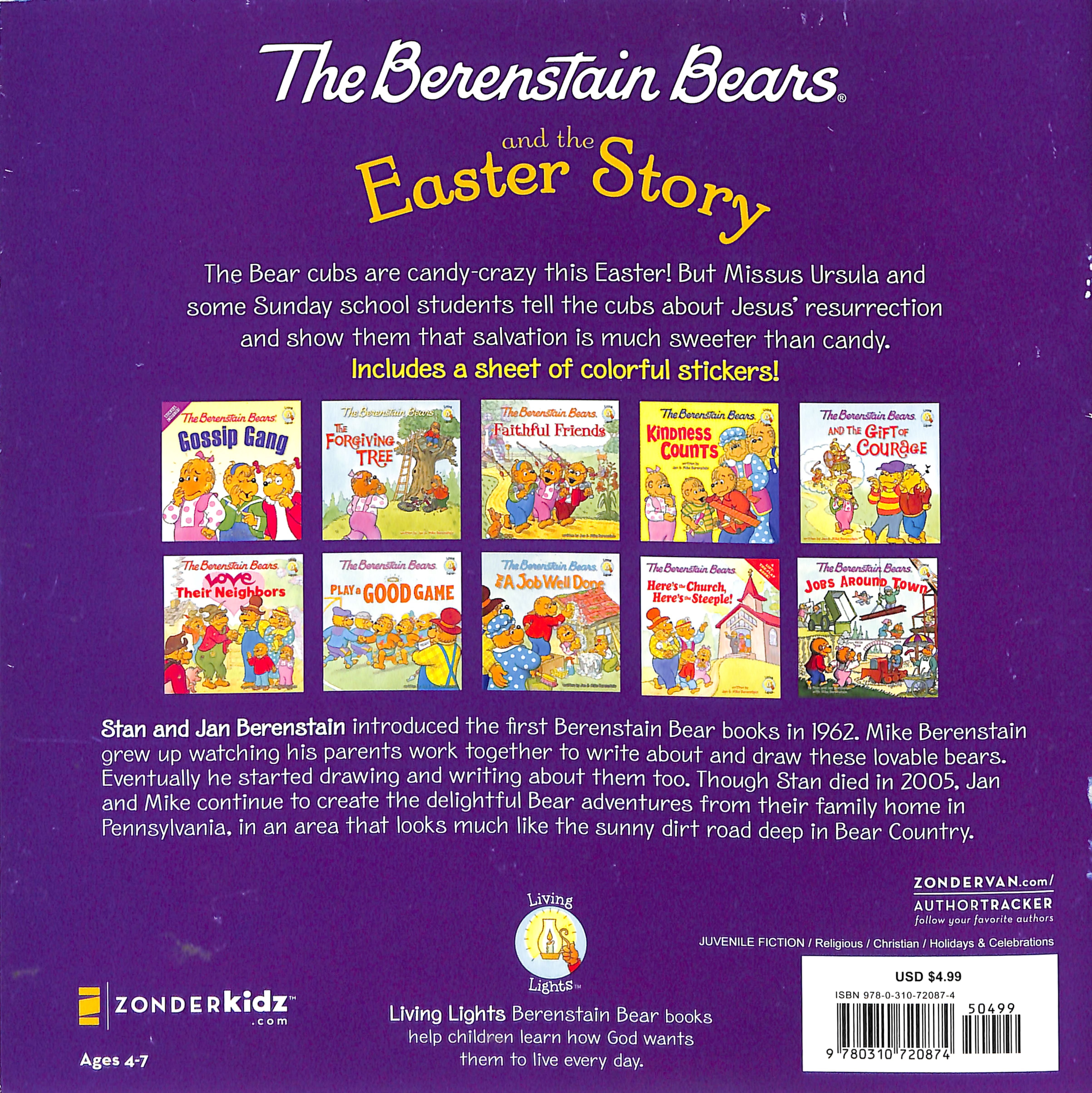 Easter Story (Stickers Included) (The Berenstain Bears Series)