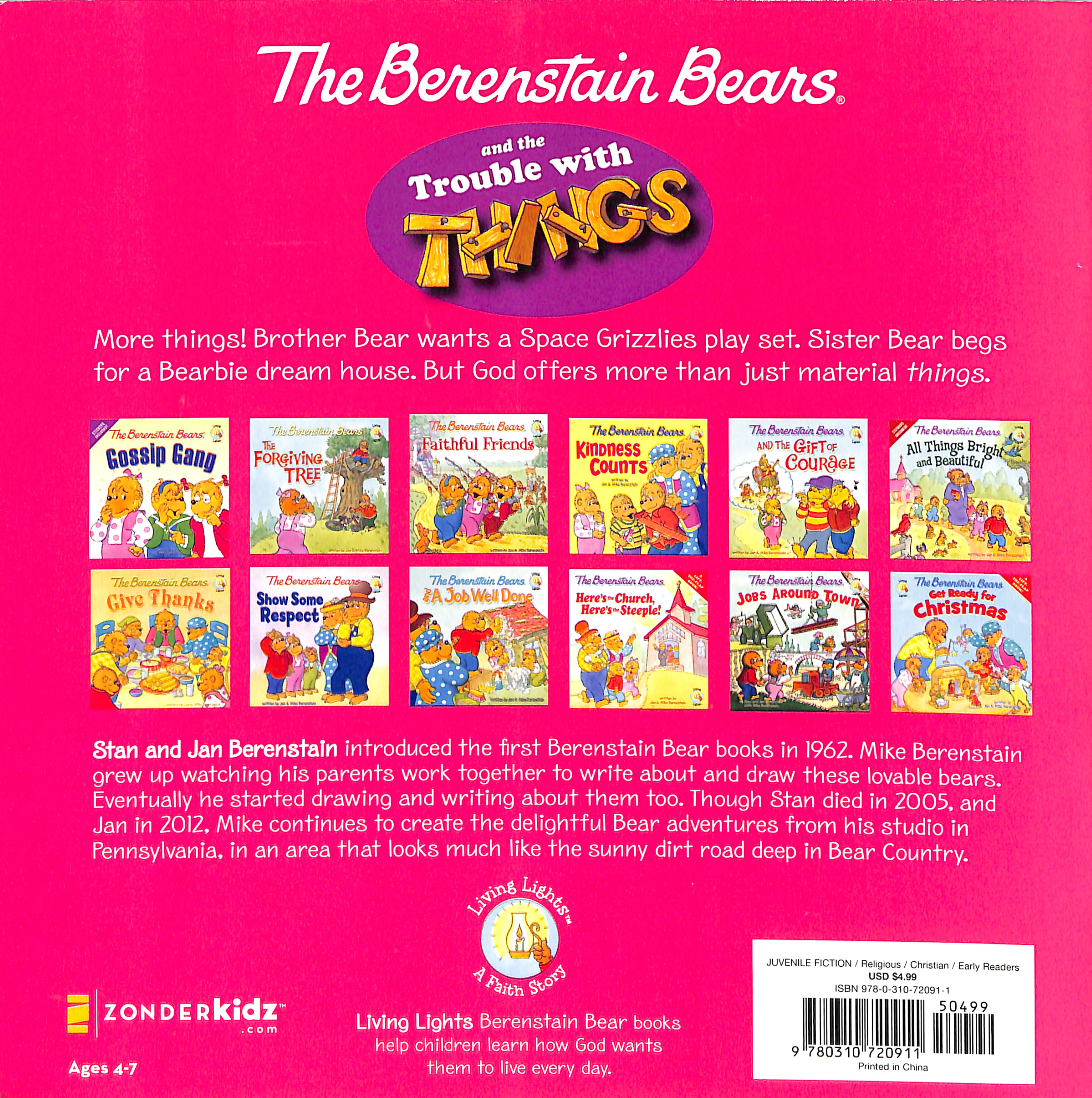 The Trouble With Things (Stickers Included) (The Berenstain Bears Series)