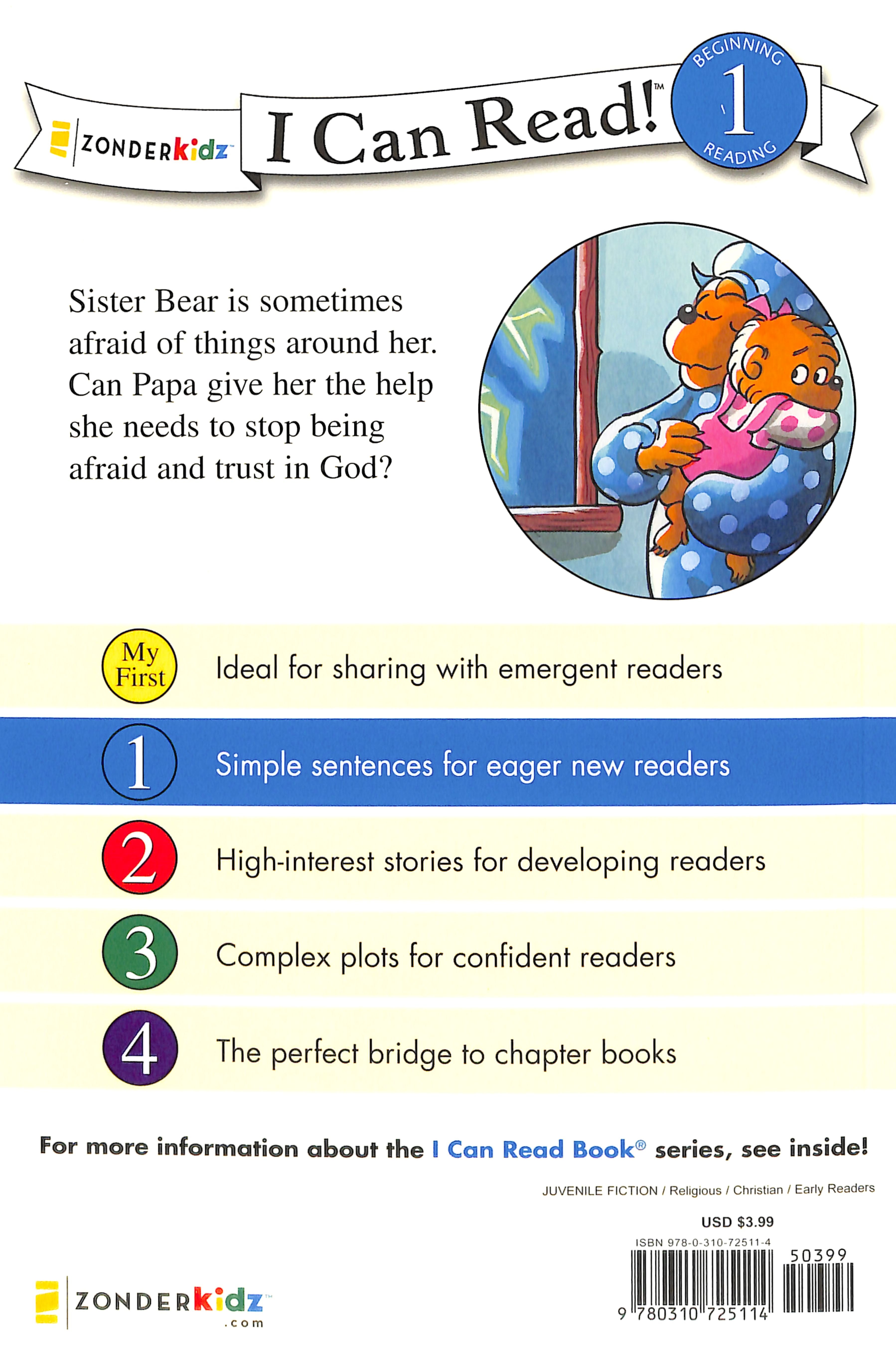 Do Not Fear, God is Near (I Can Read!1/berenstain Bears Series)