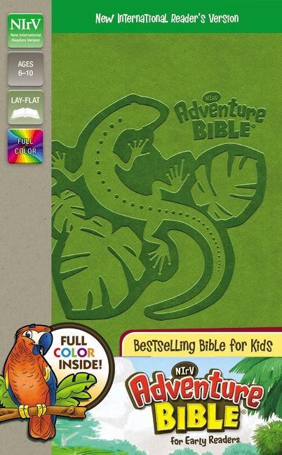 NIRV Adventure Bible For Early Readers Jungle Green (Black Letter Edition)