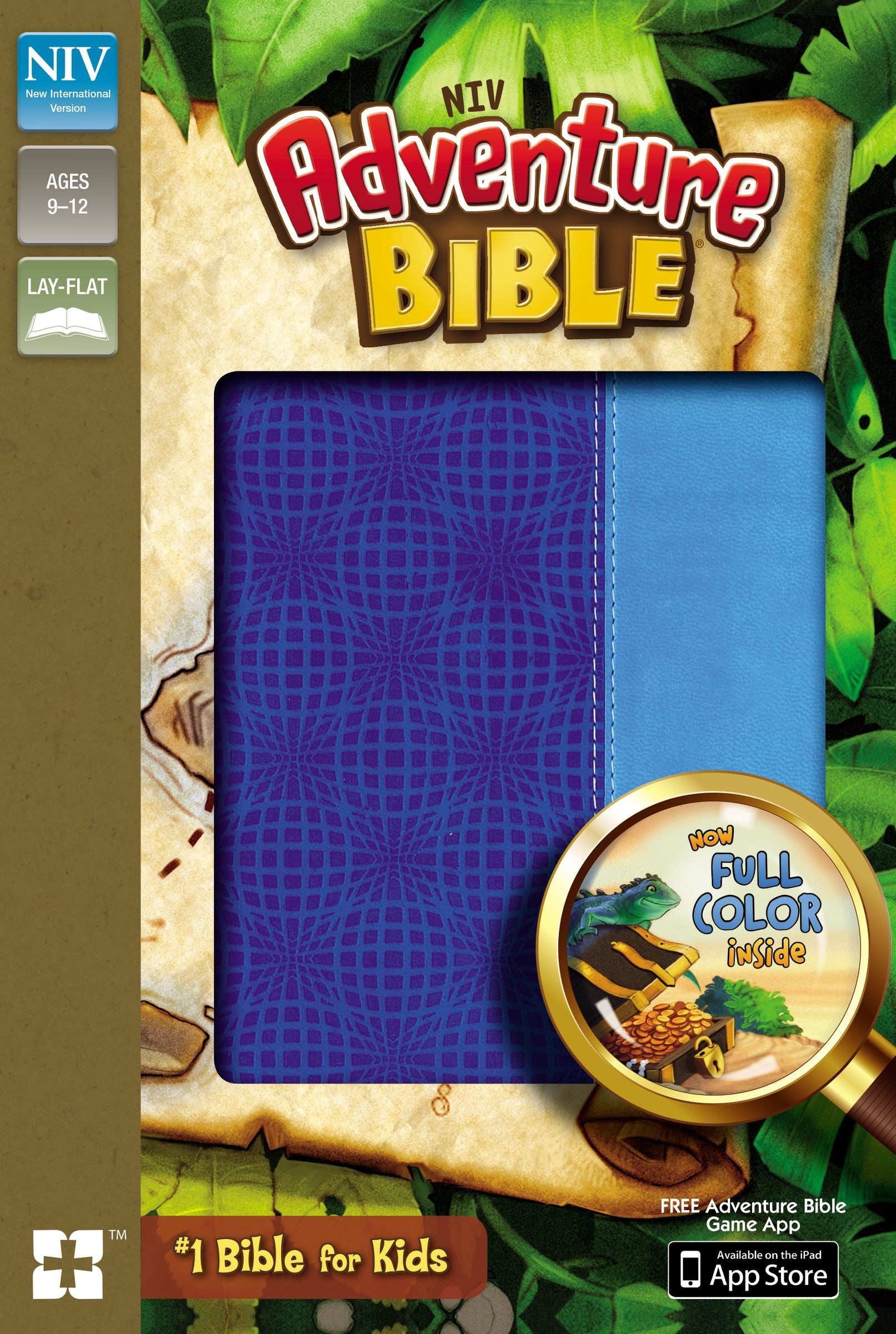 NIV Adventure Bible Electric Blue Ocean Blue (Black Letter Edition)