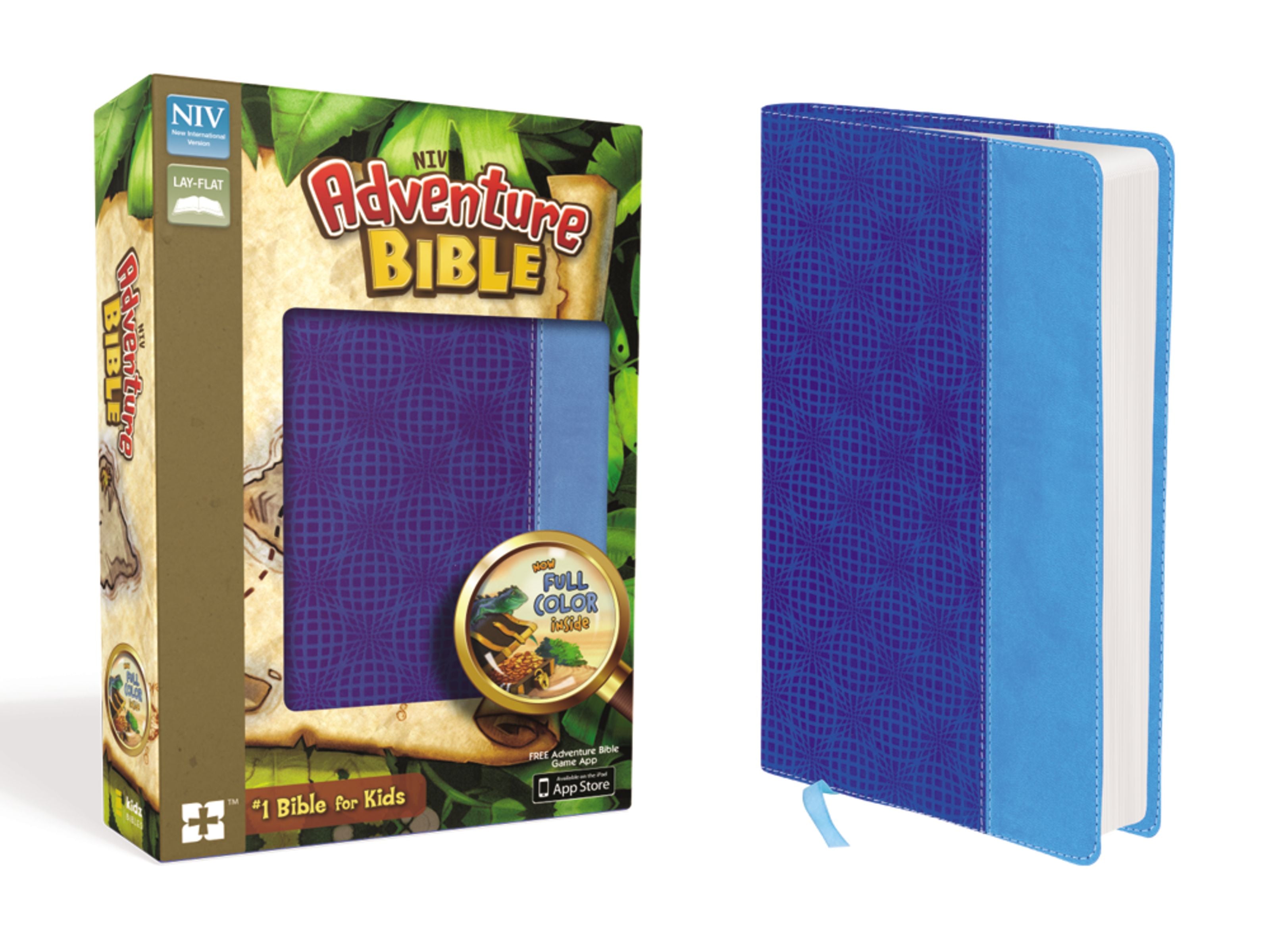 NIV Adventure Bible Electric Blue Ocean Blue (Black Letter Edition)