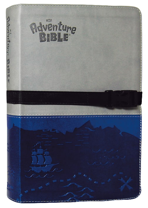NIV Adventure Bible Gray Blue Clip Closure (Black Letter Edition)