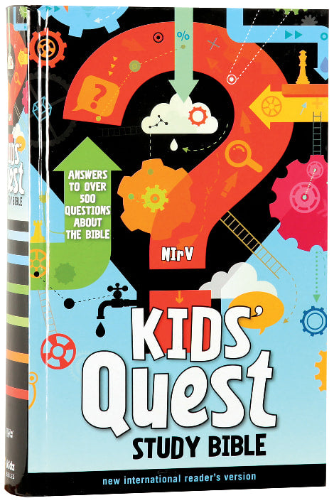 NIRV Kids' Quest Study Bible (Black Letter Edition)