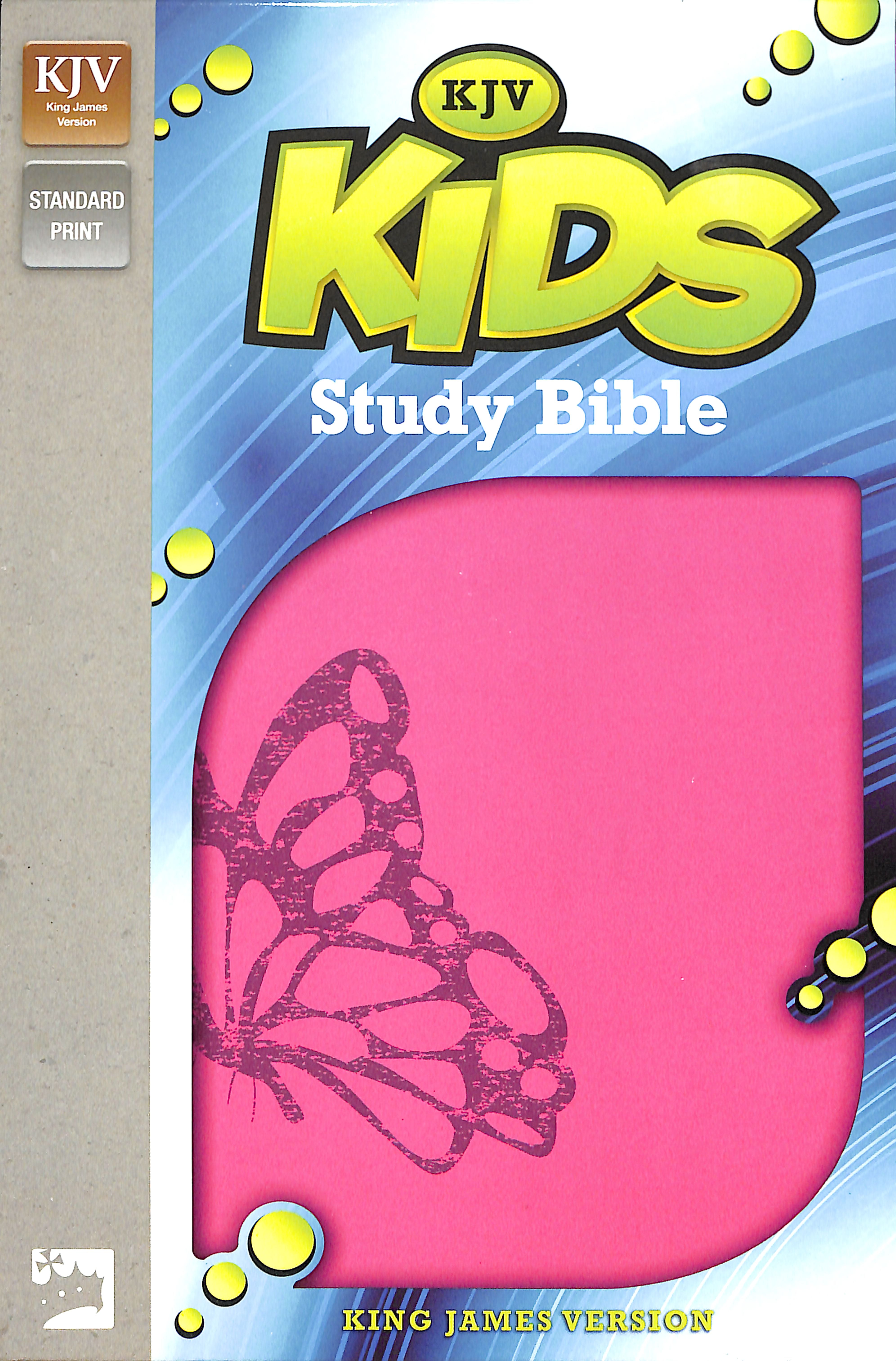KJV Kids' Study Bible Fuchsia Butterfly (Black Letter Edition)