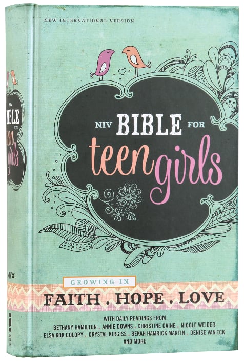 NIV Bible For Teen Girls (Black Letter Edition)