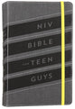 NIV Bible For Teen Guys Charcoal Elastic Closure (Black Letter Edition)