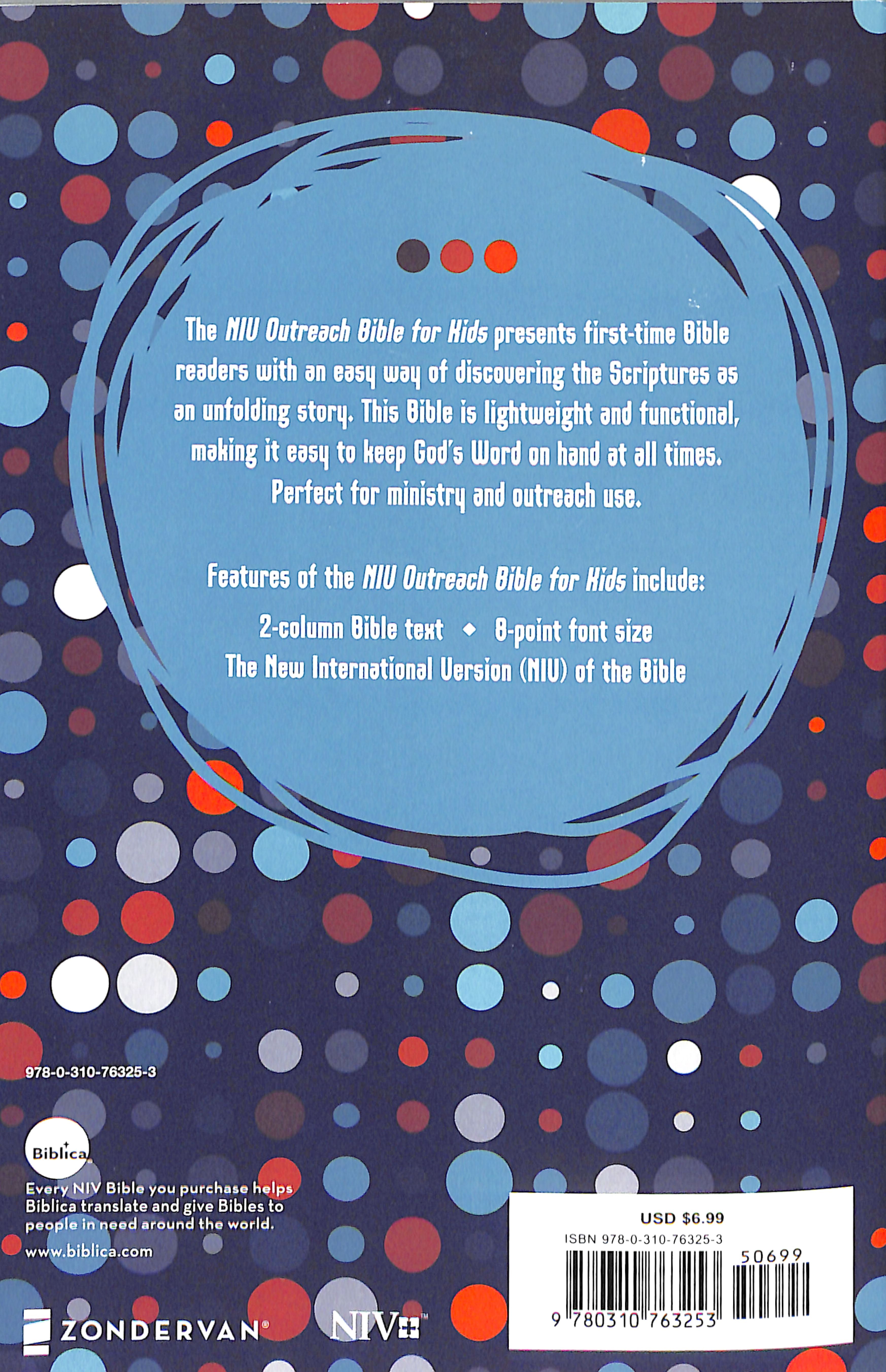 NIV Outreach Bible For Kids (Black Letter Edition)