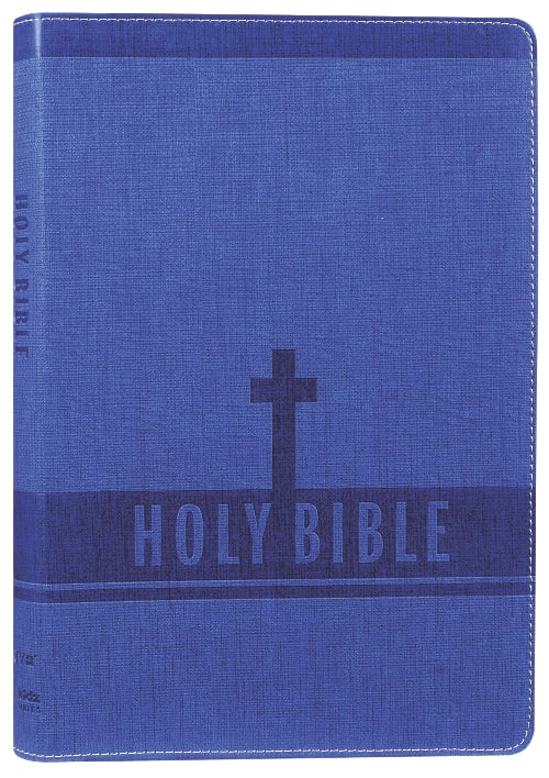 NIV Bible For Kids Large Print Blue (Red Letter Edition)