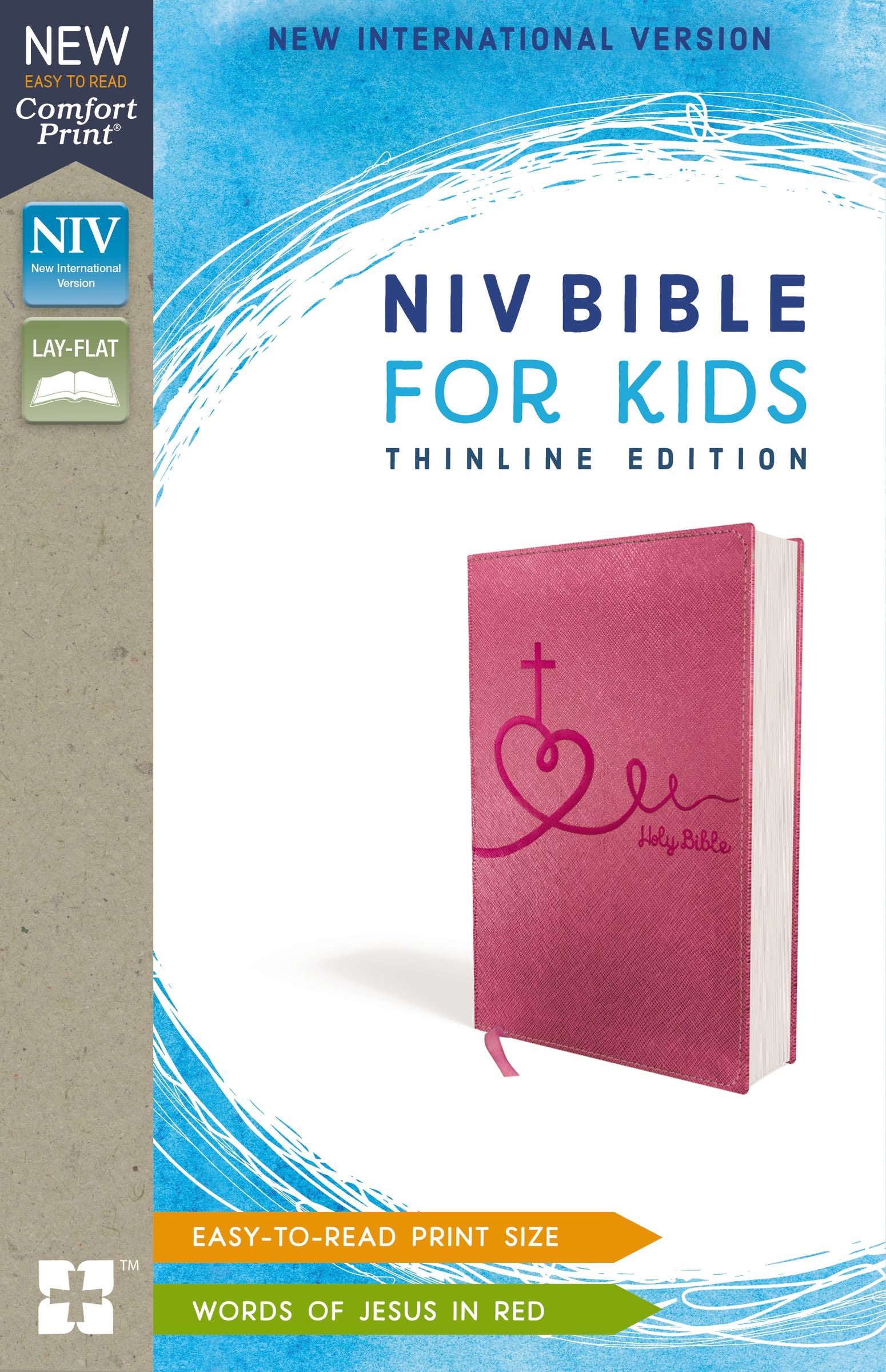 NIV Bible For Kids Pink Thinline (Red Letter Edition)