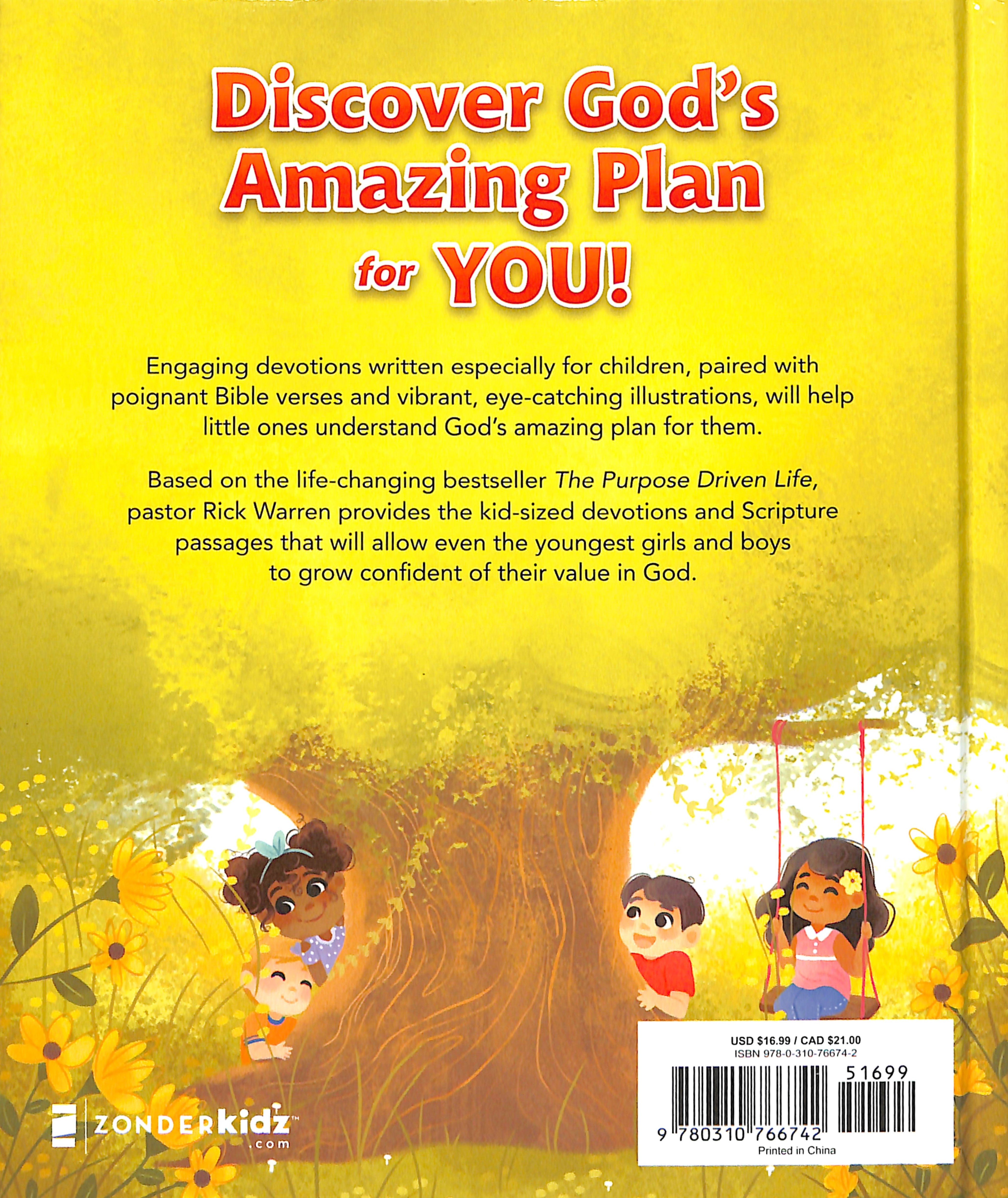 The Purpose Driven Life: 100 Devotions For Children