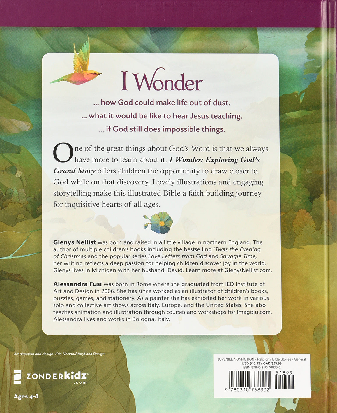 I Wonder: Exploring God's Grand Story: An Illustrated Bible