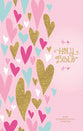 NIV Heart of Gold Holy Bible (Red Letter Edition)
