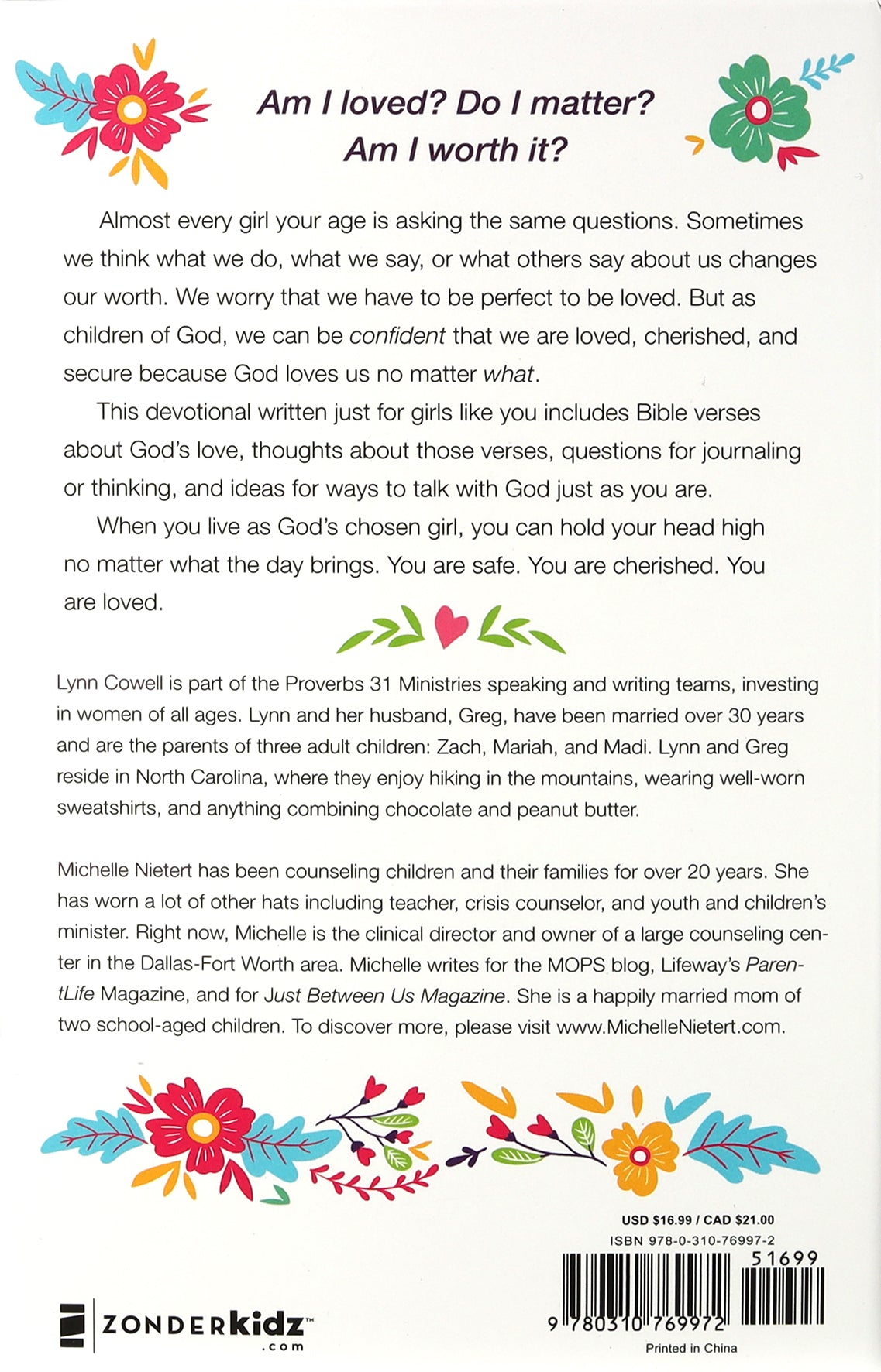 Loved and Cherished: 100 Devotions For Girls