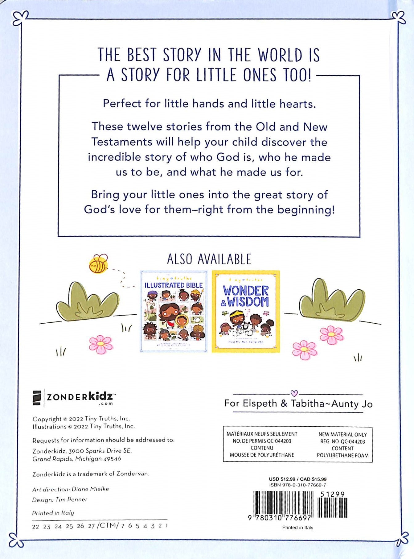 The Tiny Truths Bible For Little Ones