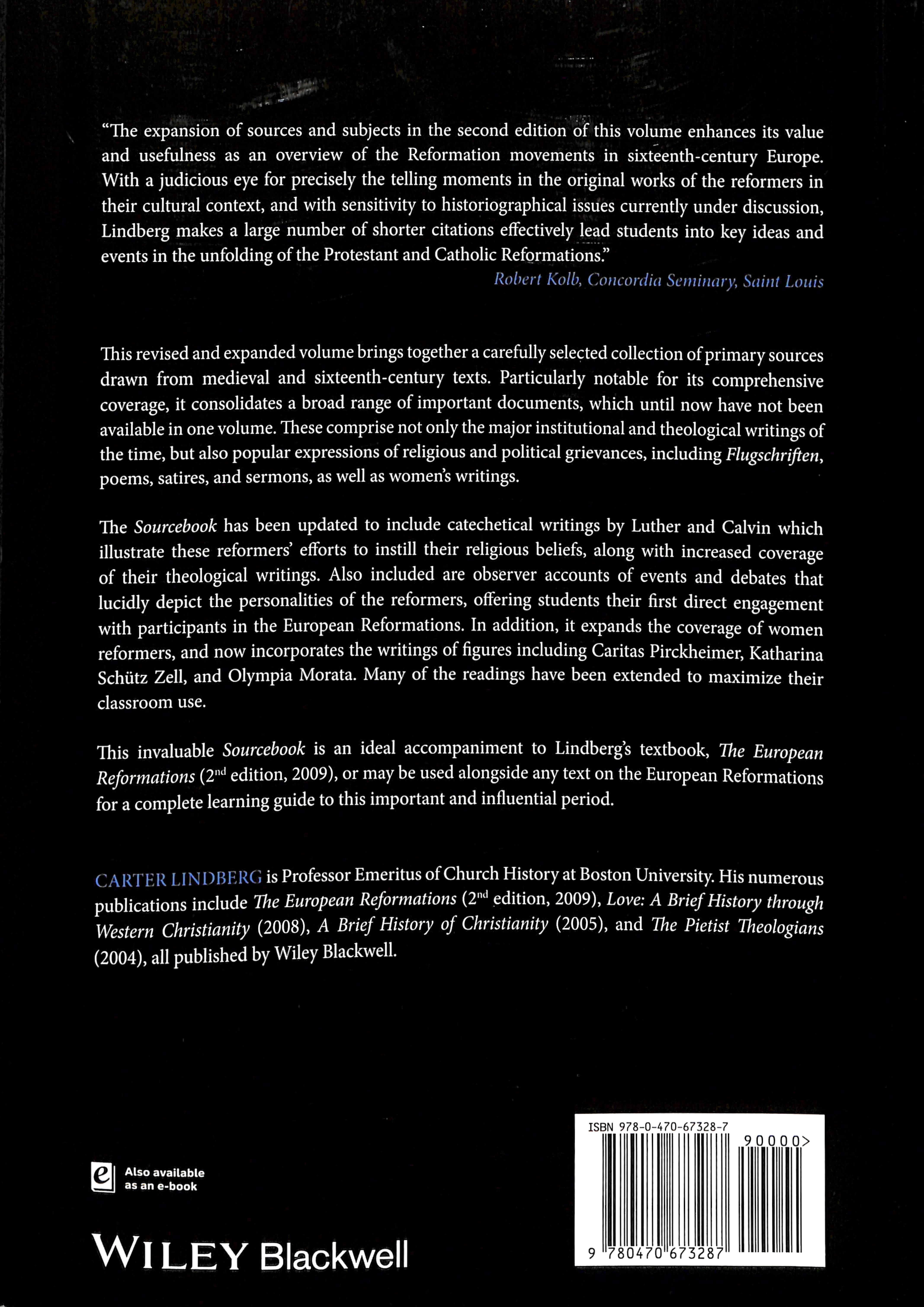 The European Reformations Sourcebook (2nd Edition)