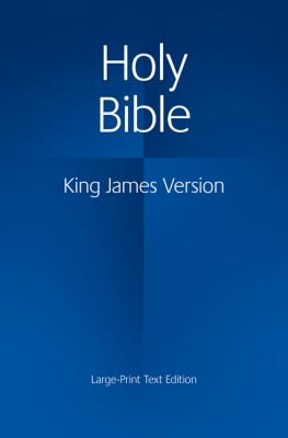 KJV Large Print Text Blue